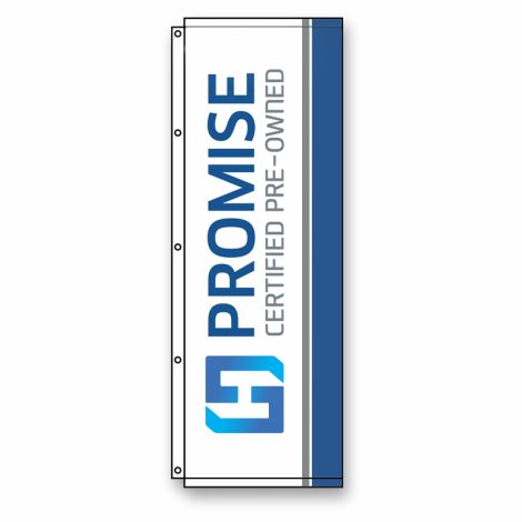 H-Promise CPO Dealership Flag 3 1/2' x 10'