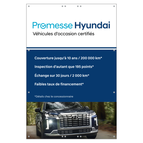 Affiches en coroplast pour poteaux H-Promesse - 2