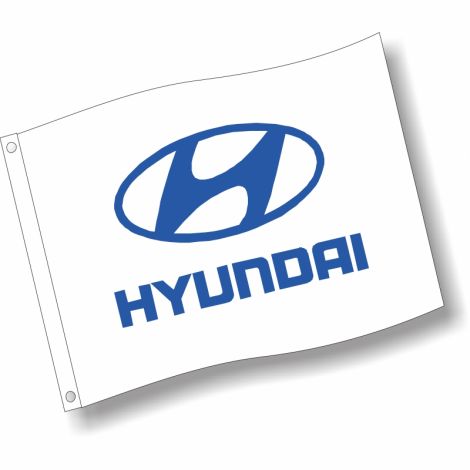 Standard 3' x 5' Flag - Hyundai