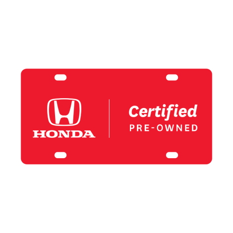 HCPO Honda Certified Plate