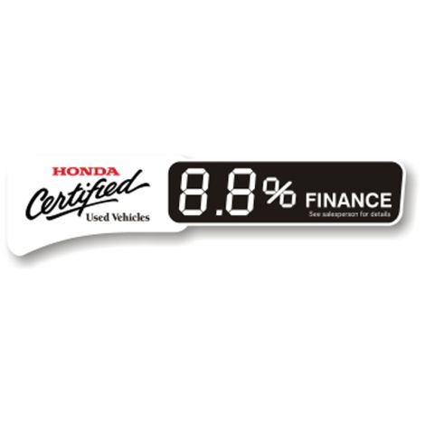 HCPO Windshield Pricing Decal