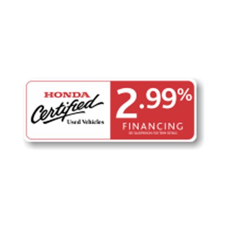 HCPO Finance Decal 2.99%