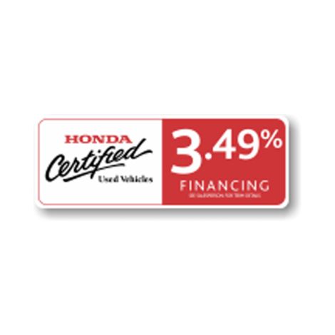 HCPO Finance Decal 3.49%