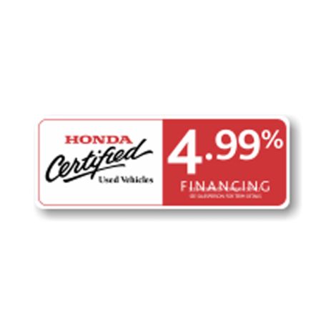 HCPO Finance Decal 4.99%