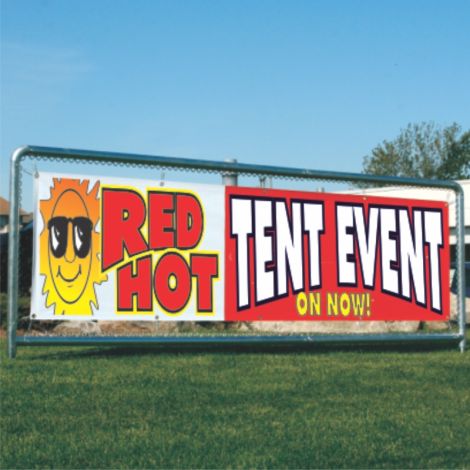 Outdoor Durable Banner Stand - Holds 2' x 8' Banner