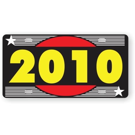 Hot Spot Year Plate - 2010