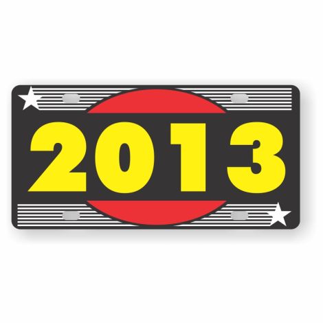 Hot Spot Year Plate - 2013