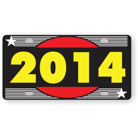 Hot Spot Year Plate - 2014
