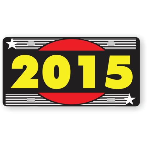 Hot Spot Year Plate - 2015