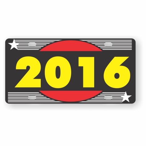Hot Spot Year Plate - 2016
