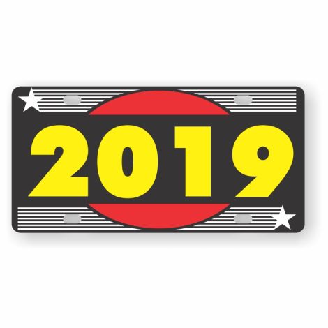 Hot Spot Year Plate - 2019