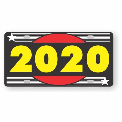 Hot Spot Year Plate - 2020