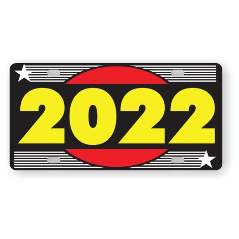 Hot Spot Year Plate - 2022