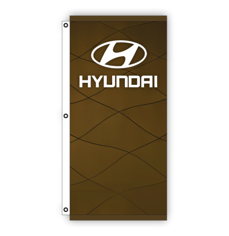 Digital Print Dealership Flags - Hyundai (3.5' x 7')