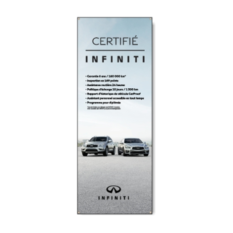 Bannières d'intérieur VOC Infiniti