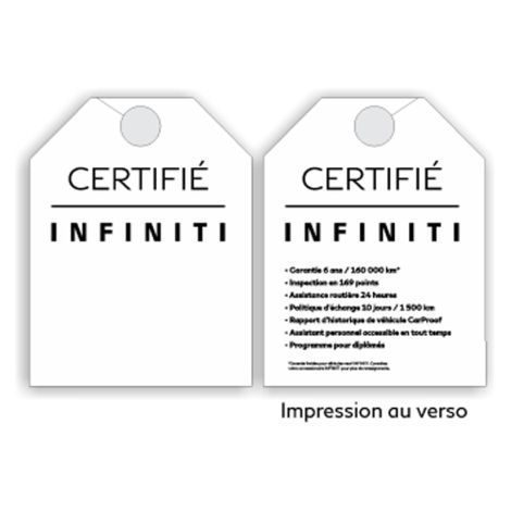 Insignes pour rétroviseur de carte papier IVOC