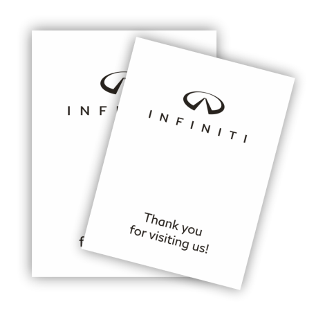 INFINITI Service Accessories Paper Floor Mats