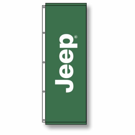 Digital Print Dealership Flags - Jeep (3.5' x 10')