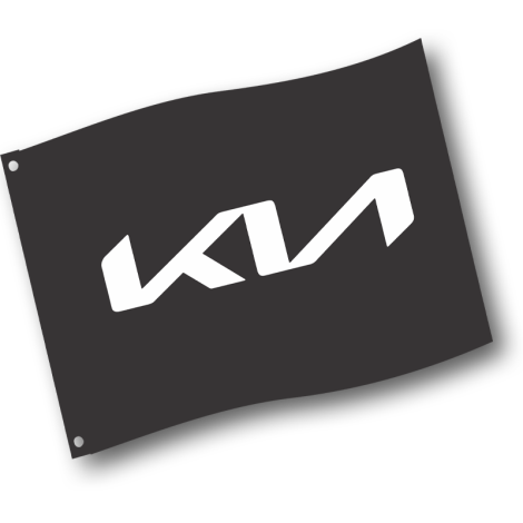 Standard 3' x 5' Flag - Kia