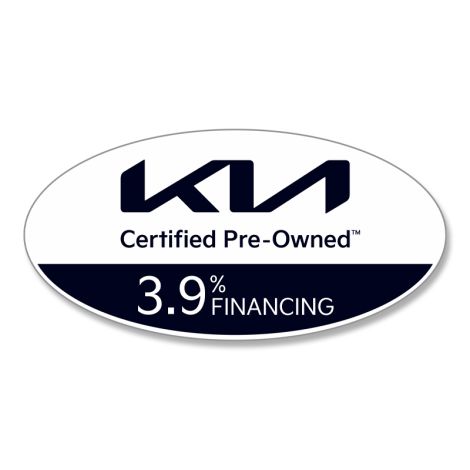 Kia CPO Interest Rate Decals 3.9%