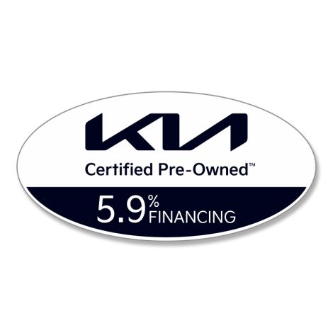 Kia CPO Interest Rate Decals 5.9%