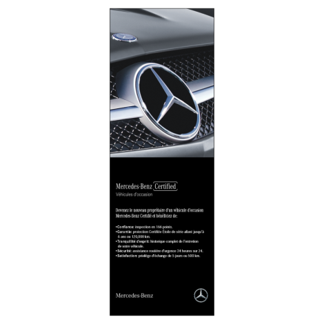 Bannière De Salle D'exposition Certifié Mercedes-Benz