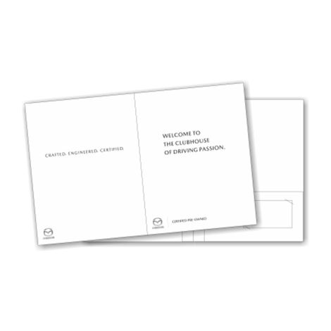 Mazda CPO Presentation Folders