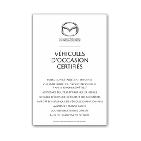 Mazda VOC Vignette d'intérieur “Magic Cling”