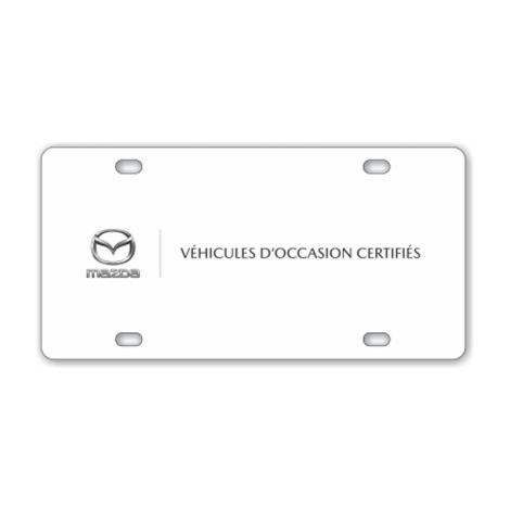 Plaques de Mazda certifiés