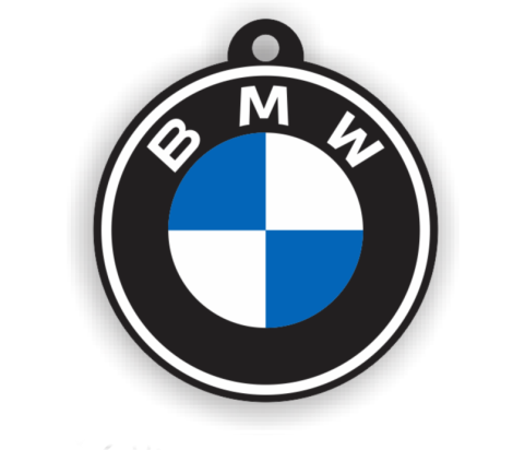OEM Style Air Fresheners with Custom Imprint - BMW (3.13" x 2.82")