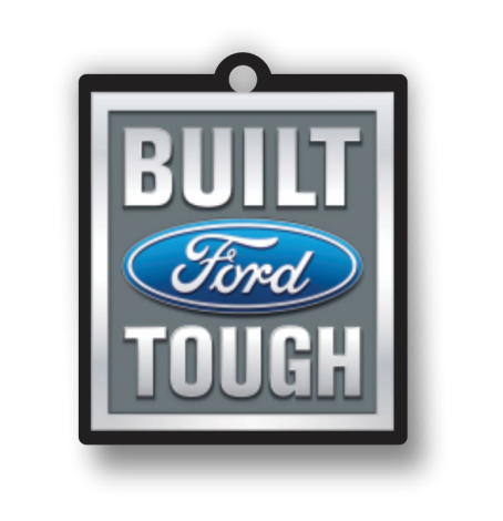 OEM Style Air Fresheners with Custom Imprint - Ford Tough (2.91" x 3.47")