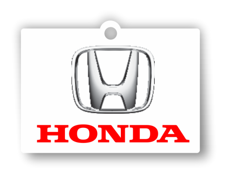OEM Style Air Fresheners with Custom Imprint - Honda (3.56" x 2.63")