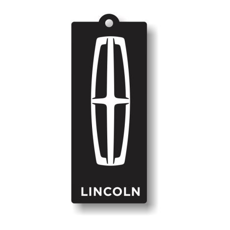 OEM Style Air Fresheners with Custom Imprint - Lincoln (1.6" x 4")