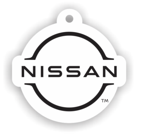 OEM Style Air Fresheners with Custom Imprint - Nissan (3" x 3")