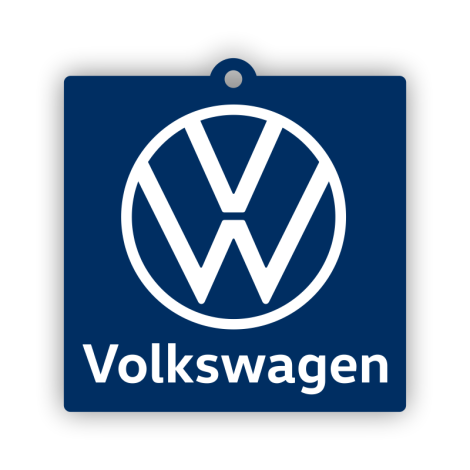 OEM Style Air Fresheners with Custom Imprint - Volkswagen (3.13” x 2.82”)