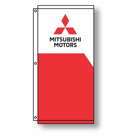 Digital Print Dealership Flags - Mitsubishi (3.5' x 7')