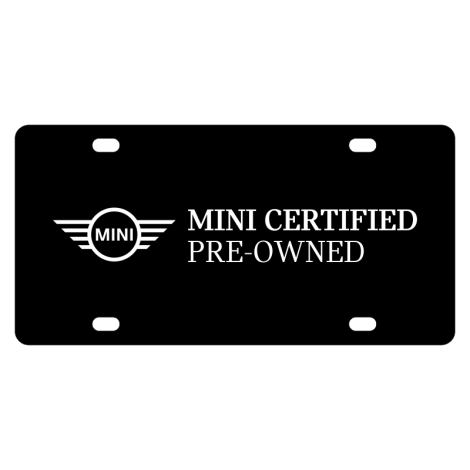 MINI CPO Front plates - Black