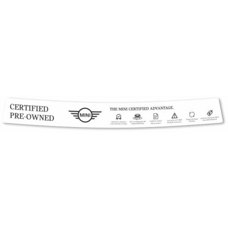 MINI CPO Topper Decal Logo