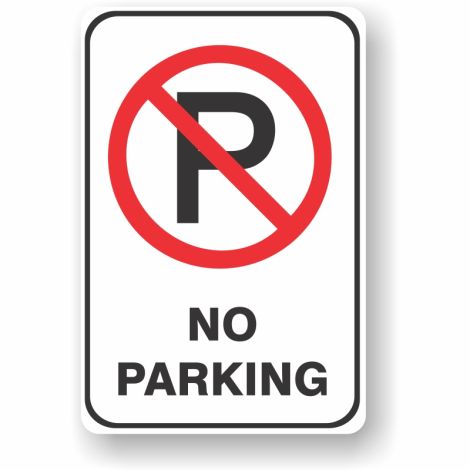 No Parking - Metal Parking Sign