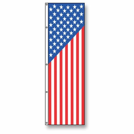 Stars & Stripes Banner Flag 4 1/2' x 14'