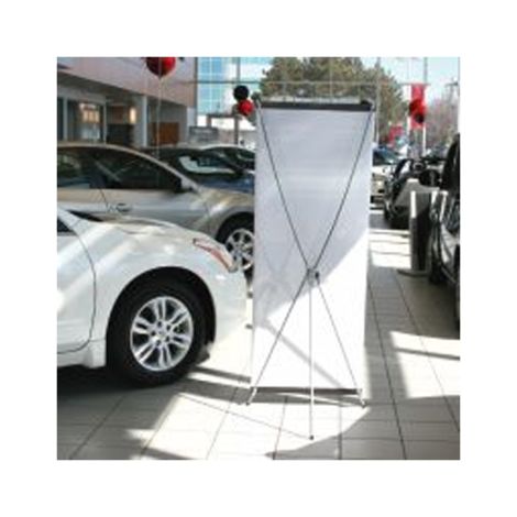 Nissan CPO X-Frame Stand for Interior Banners