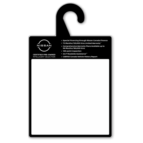 Nissan CPO Dry Erase Rearview Mirror Tags