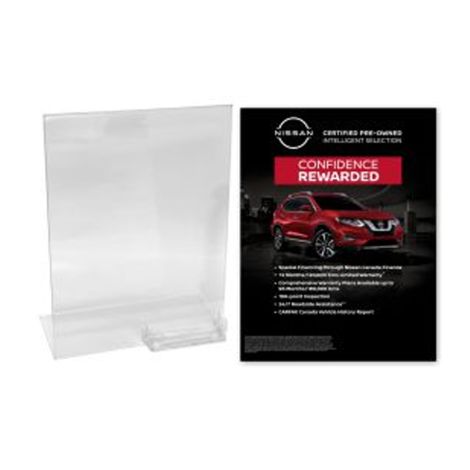 Nissan CPO Desktop Display with Business Card Holder