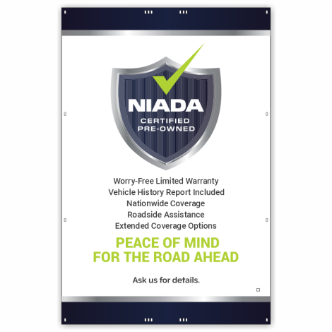 NIADA Certified Coroplast Pole Signs