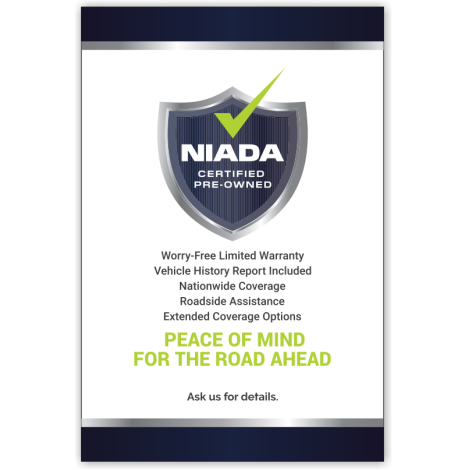 NIADA Certified Double Sided Posters