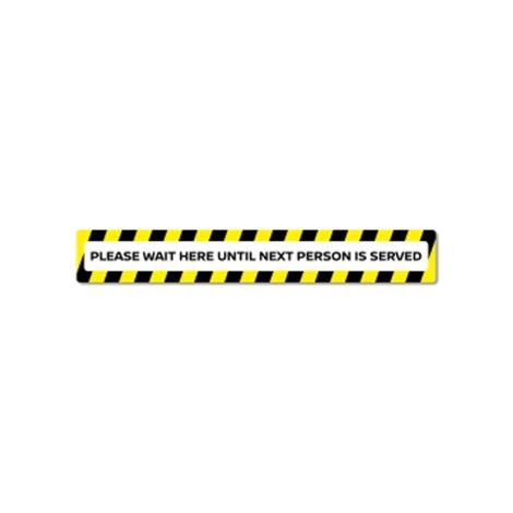 Nissan Canada COVID-19 Interior Floor Decal - Please Wait Here