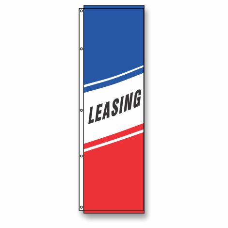 Leasing Banner Flag 4.5' x 14'