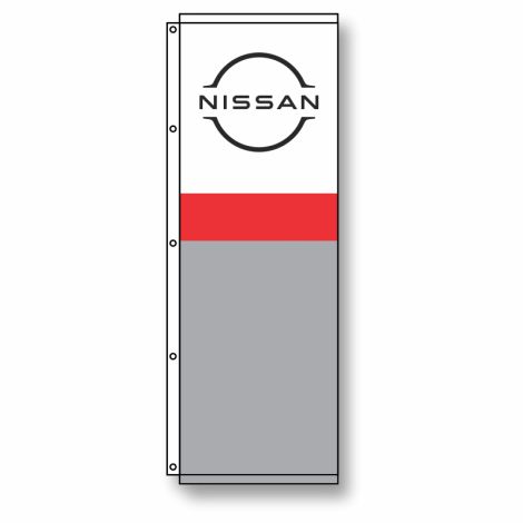 Tri-Panel Dealership Flag - Nissan