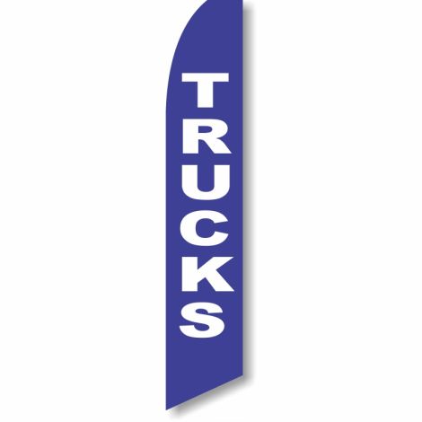 Swooper Flag - Trucks (blue)