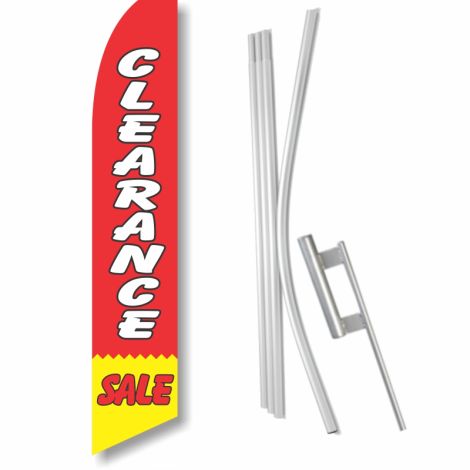 Swooper Flag with Ground Spike - Clearance Sale